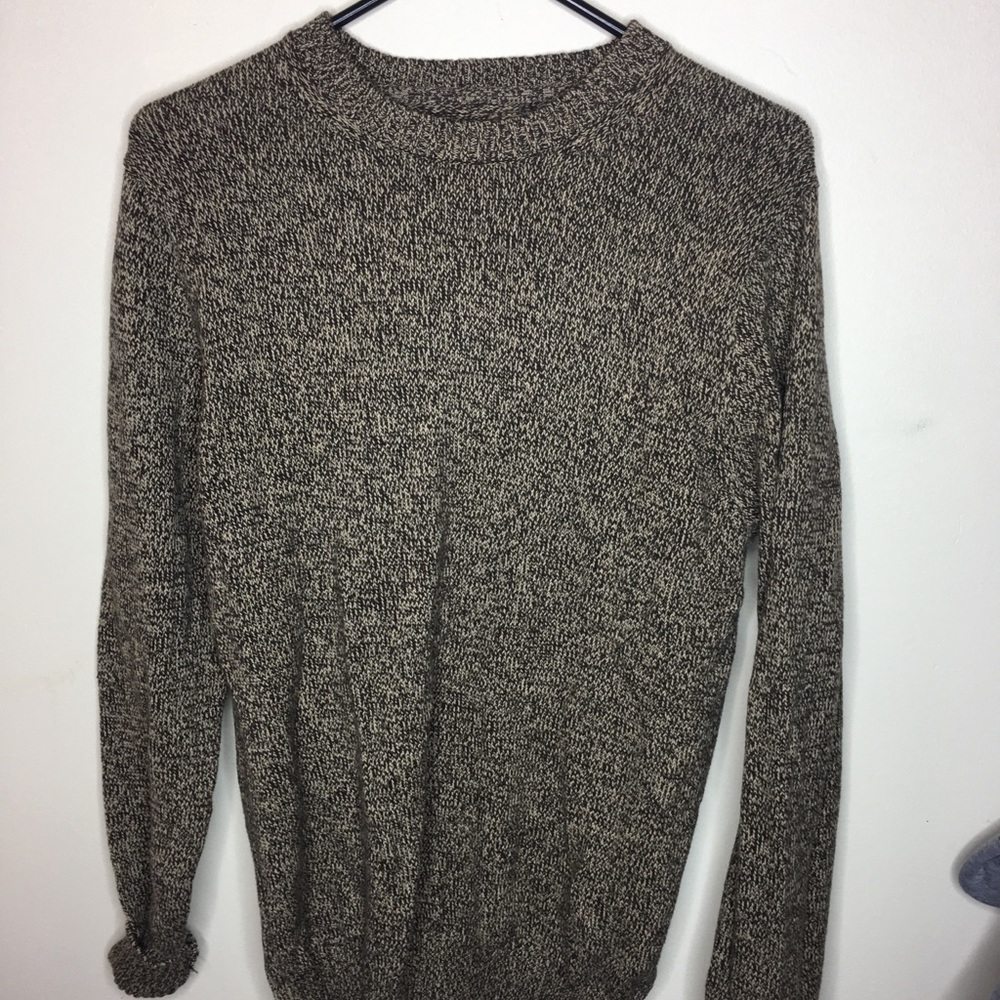 Brown speckled sweater
